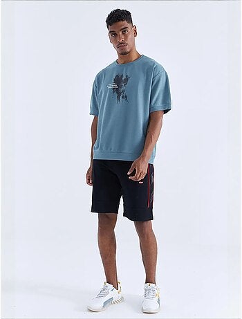 Short en jersey rayé pour homme tommy