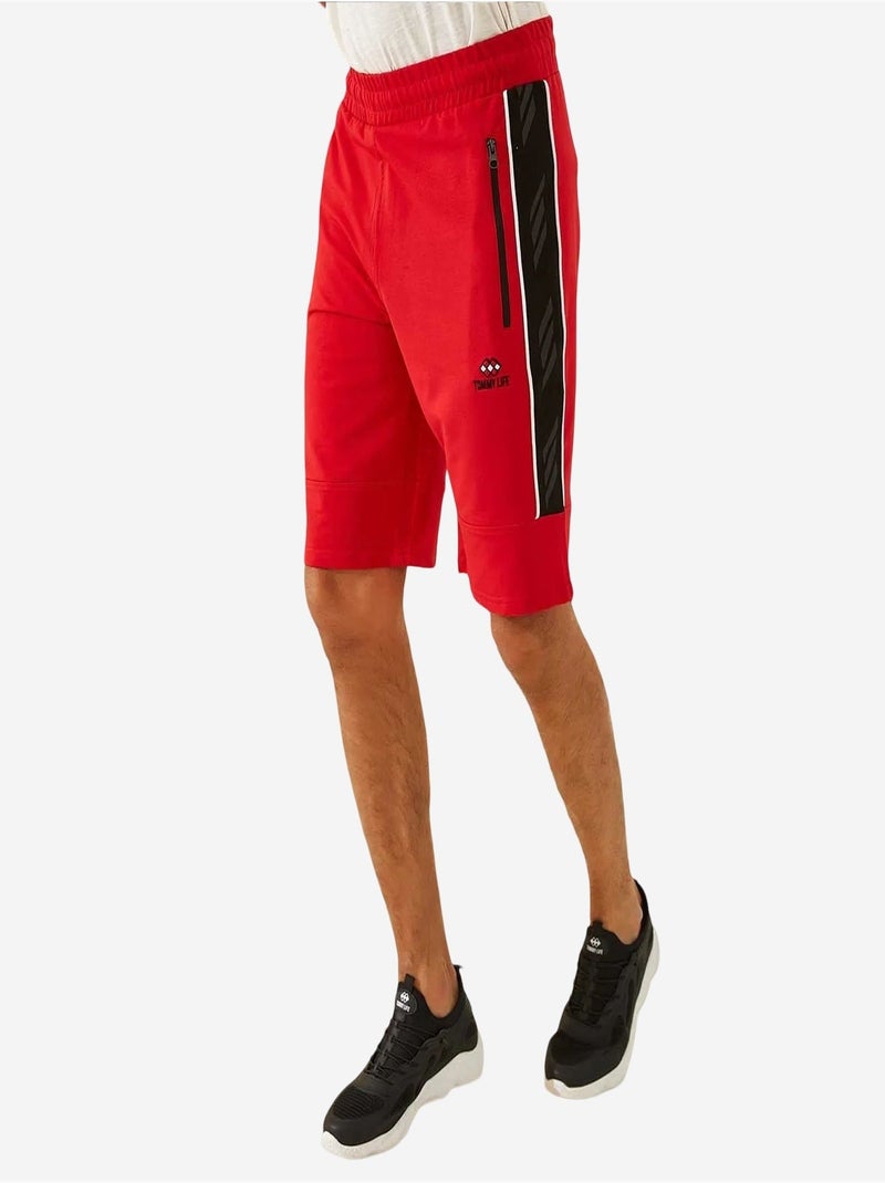 Short en jersey rayé pour homme tommy Rouge - Kiabi