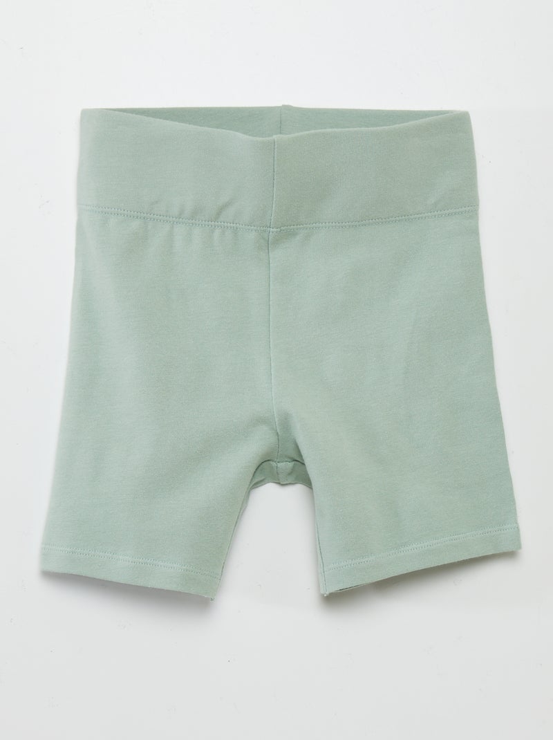 Short en jersey Vert - Kiabi