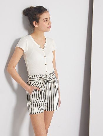 Short en lin