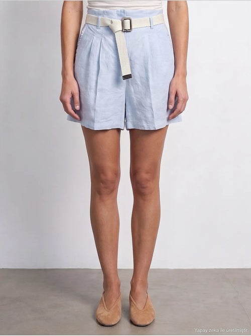 Short en lin dilvin - Kiabi