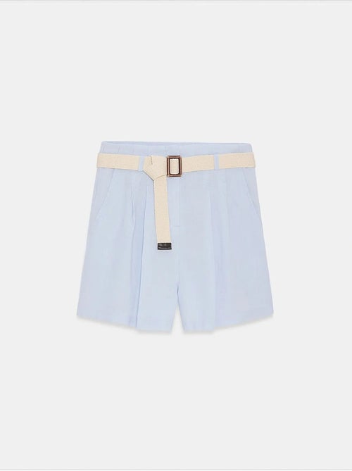 Short en lin dilvin - Kiabi