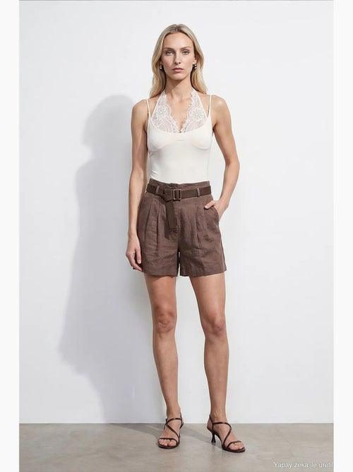 Short en lin dilvin - Kiabi Short en lin dilvin - Kiabi