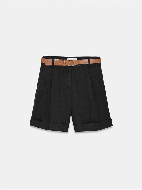 Short en lin dilvin - Kiabi
