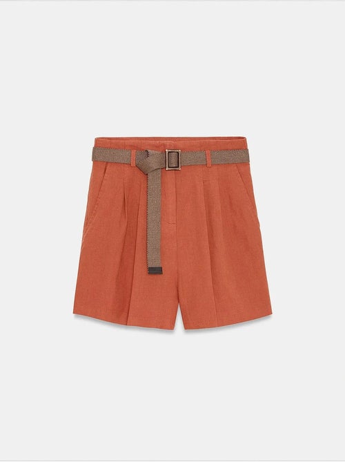 Short en lin dilvin - Kiabi
