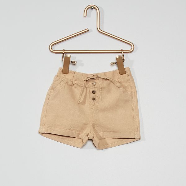 Short En Lin Eco Concu Bebe Garcon Kiabi 5 60