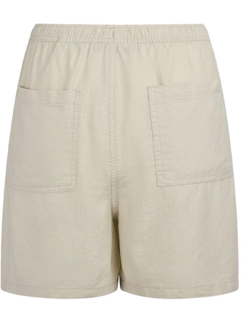 Short en Lin Femme Teddy Smith Beige - Kiabi