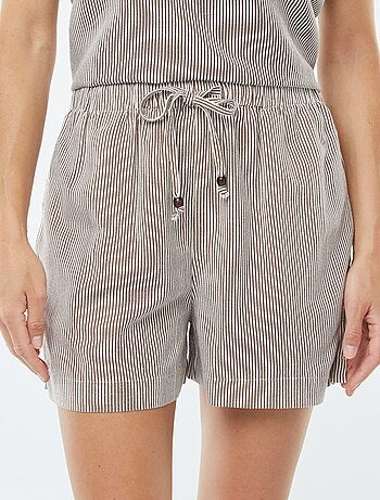 Short en lin mélangé
