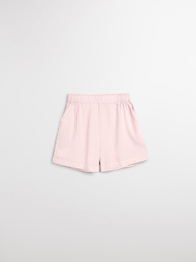 Short en lin MO Fashion Violet - Kiabi