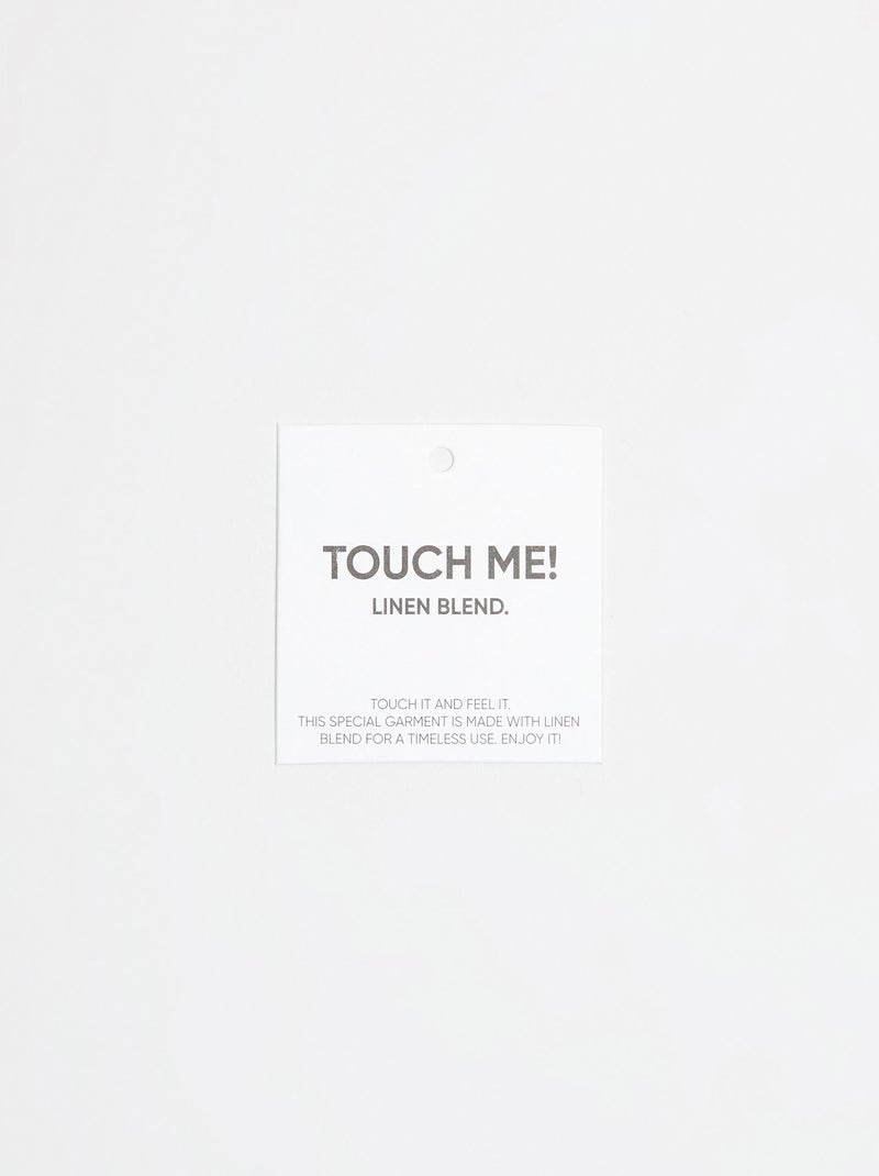 Short en lin MO Fashion Violet - Kiabi