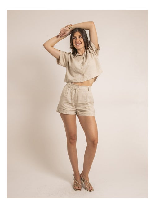 Short en lin XEPONA - Kiabi