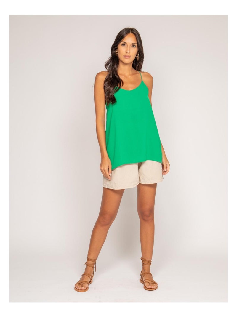 Short en lin XIGN Beige - Kiabi