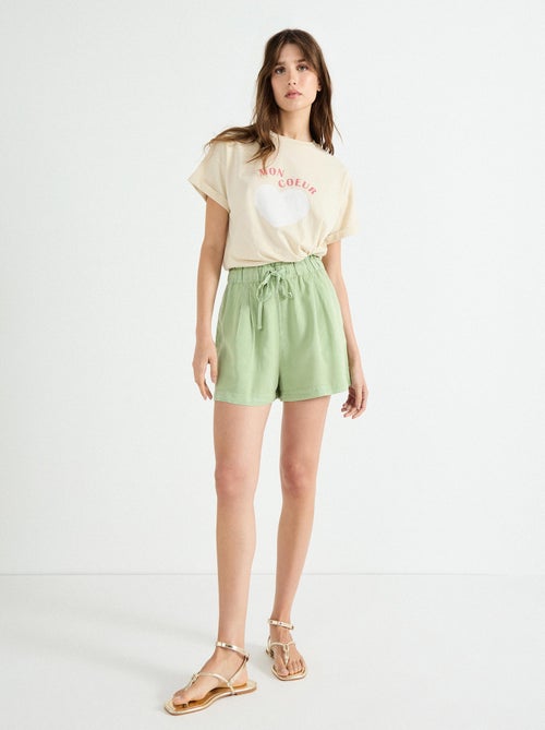 Short en lyocell MO Fashion - Kiabi