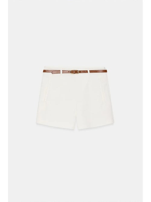 Short en maille à taille haute avec ceinture dilvin - Kiabi