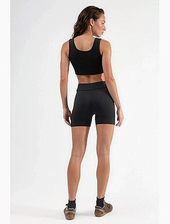 Short en maille ajusté taille mi-haute hiccup