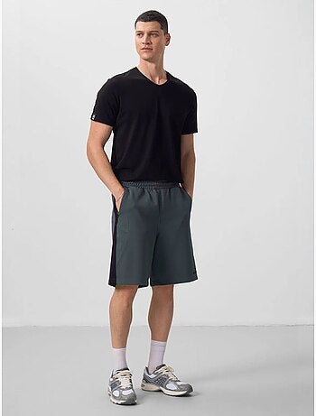 Short en maille ample en coton mélangé tommy