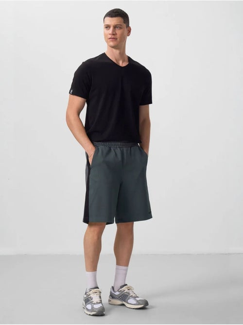Short en maille ample en coton mélangé tommy - Kiabi Short en maille ample en coton mélangé tommy - Kiabi