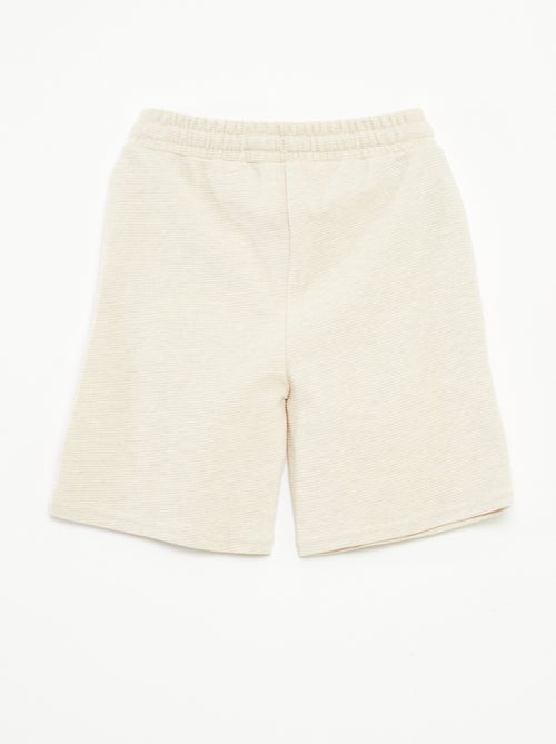 Short en maille fantaisie à 2 poches - Kiabi