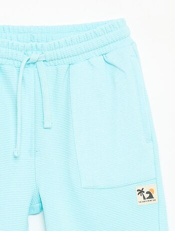 Short en maille fantaisie à 2 poches