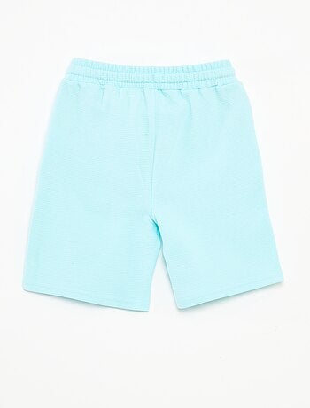 Short en maille fantaisie à 2 poches
