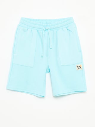Short en maille fantaisie à 2 poches