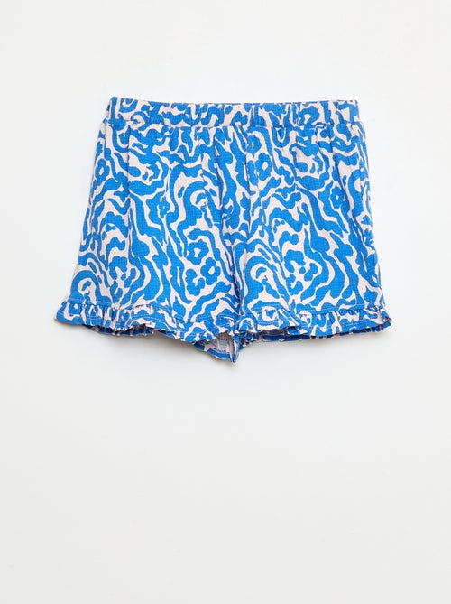 Short en maille froissée - Kiabi