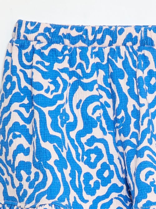 Short en maille froissée - Kiabi