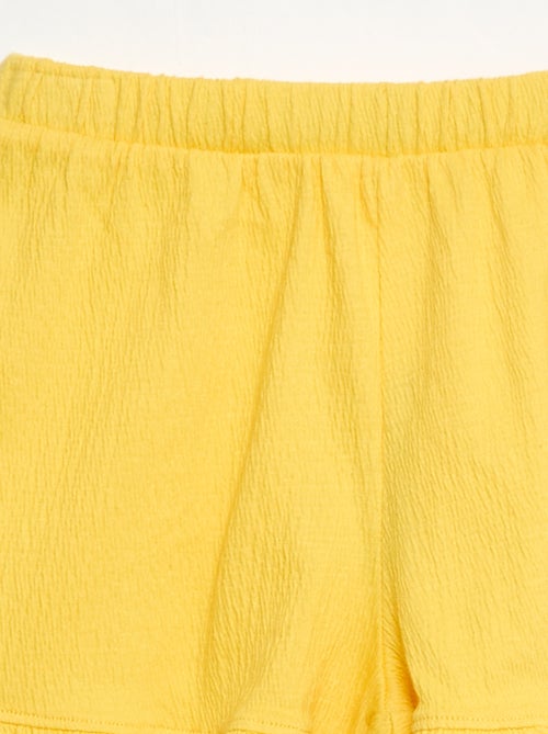 Short en maille froissée - Kiabi