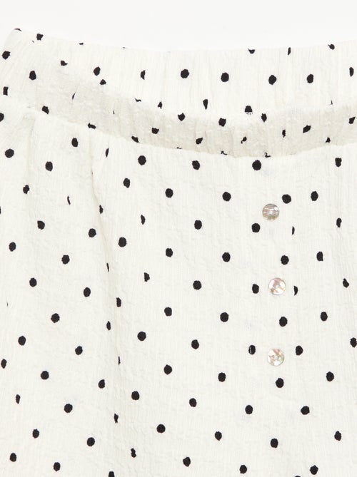 Short en maille gaufrée - Kiabi