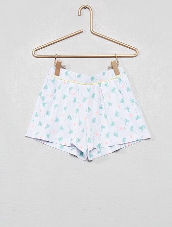 Short en maille gaufrée