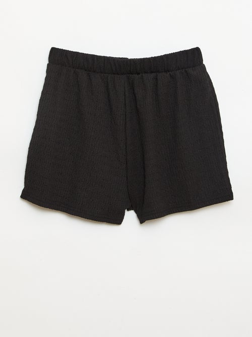 Short en maille gaufrée - Kiabi