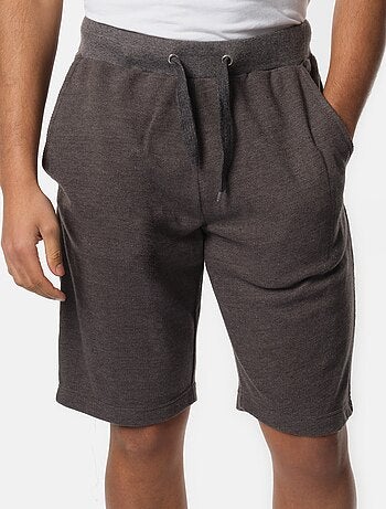 Short en maille piqué uni