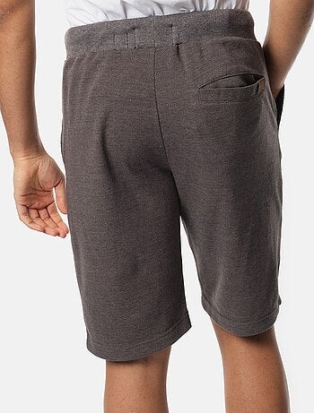 Short en maille piqué uni