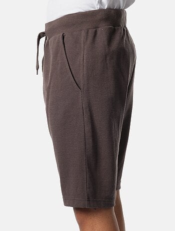 Short en maille piqué uni