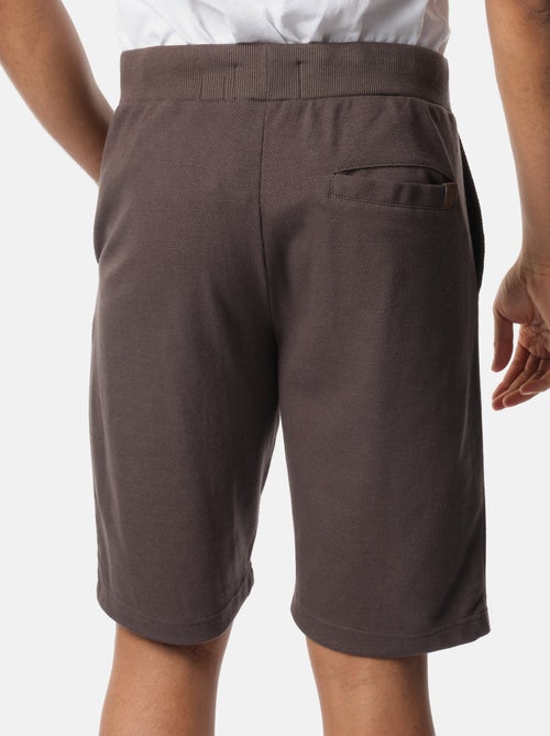 Short en maille piqué uni - Kiabi