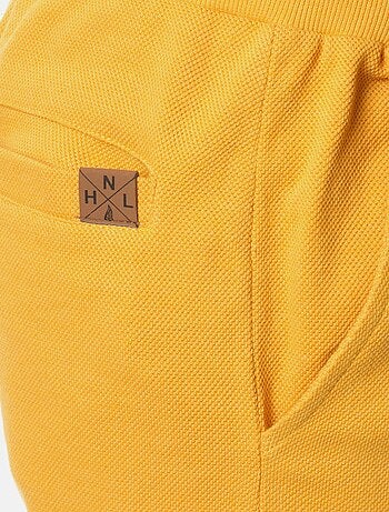 Short en maille piqué uni