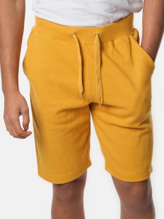 Short en maille piqué uni