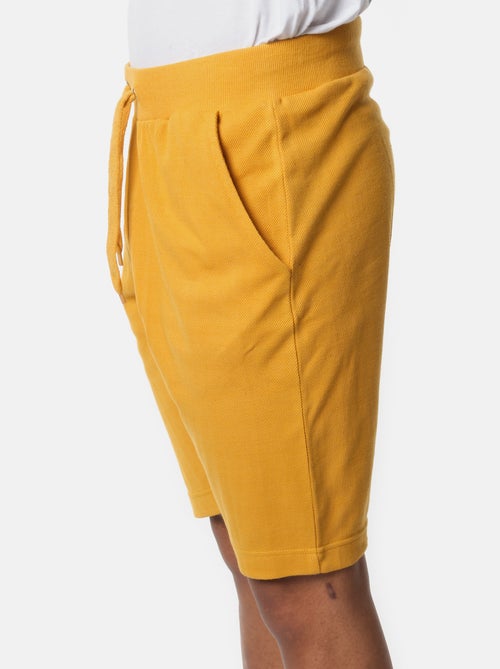 Short en maille piqué uni - Kiabi