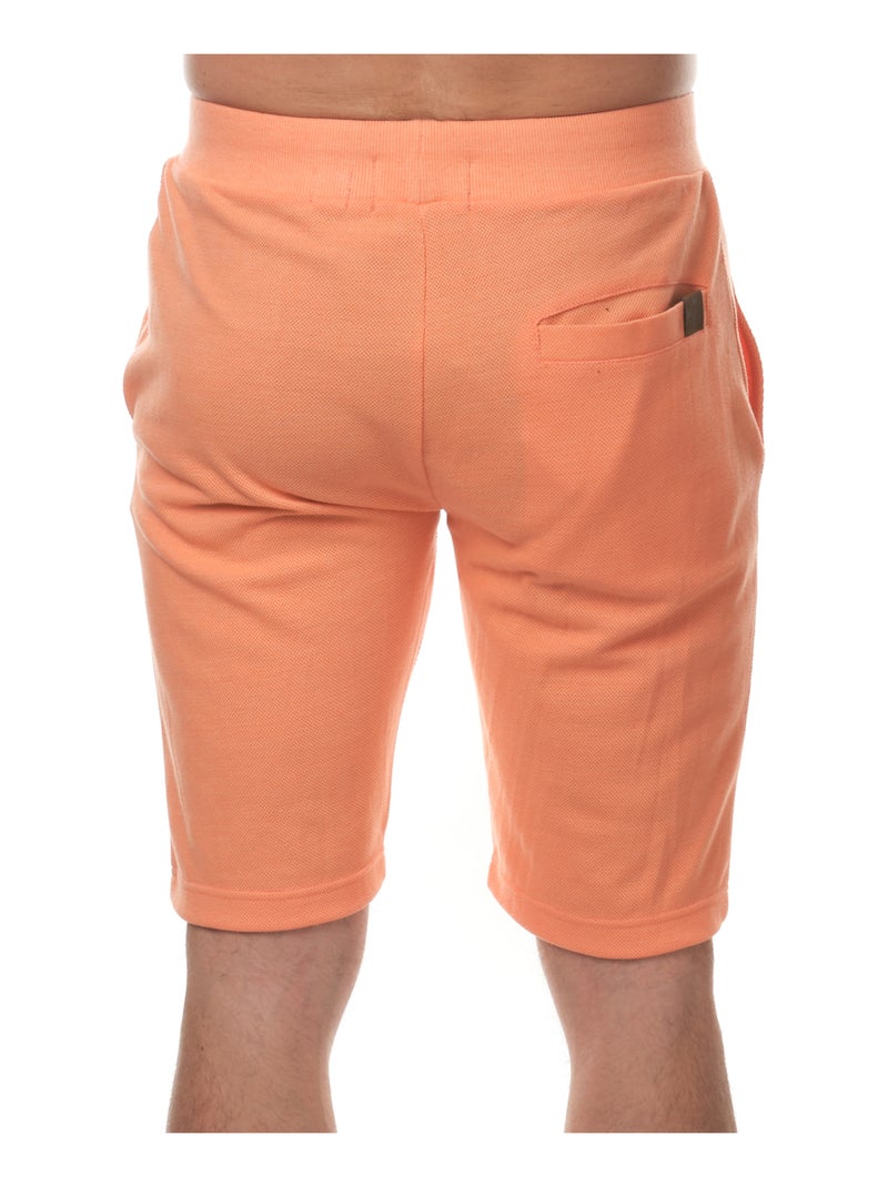 Short en maille piqué uni Rose - Kiabi