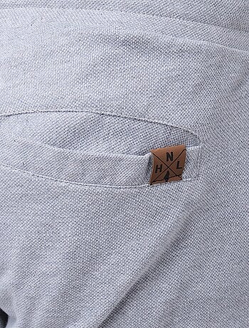 Short en maille piquée uni