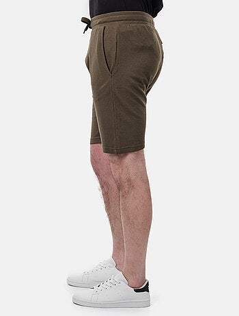 Short en maille piquée uni