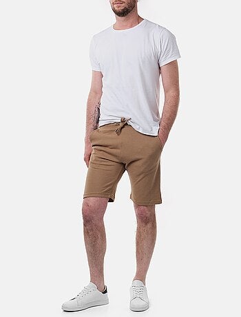 Short en maille piquée uni