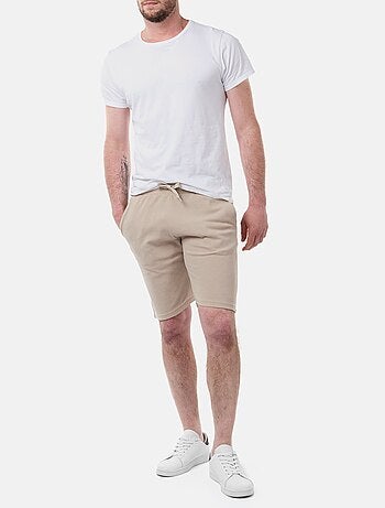 Short en maille piquée uni