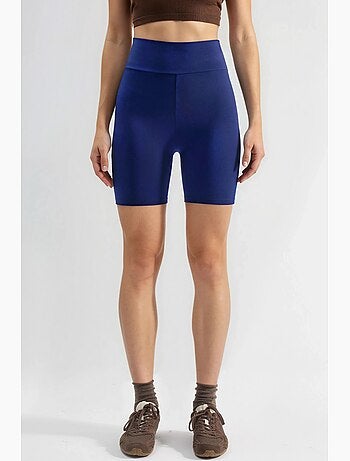 Short en maille taille haute ajusté hiccup