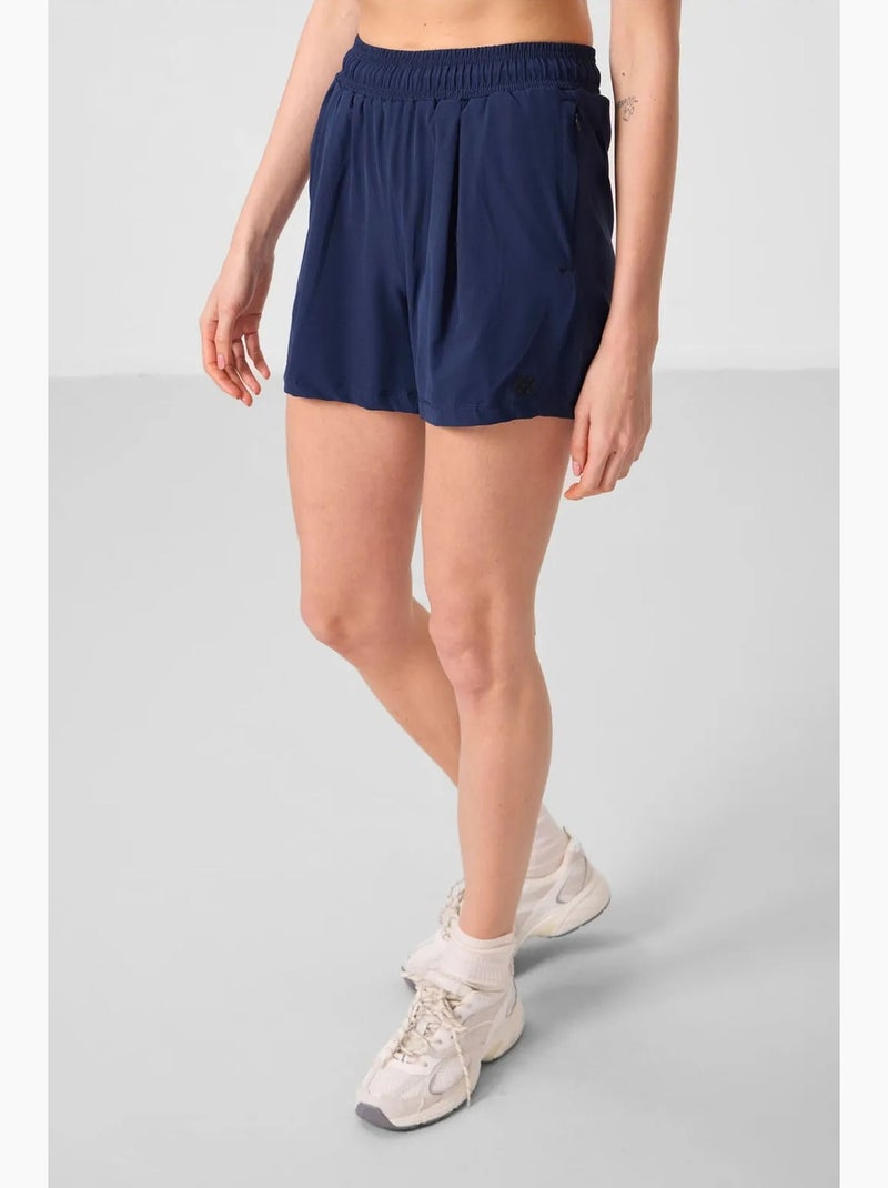 Short en maille taille haute tommy Bleu lagon - Kiabi
