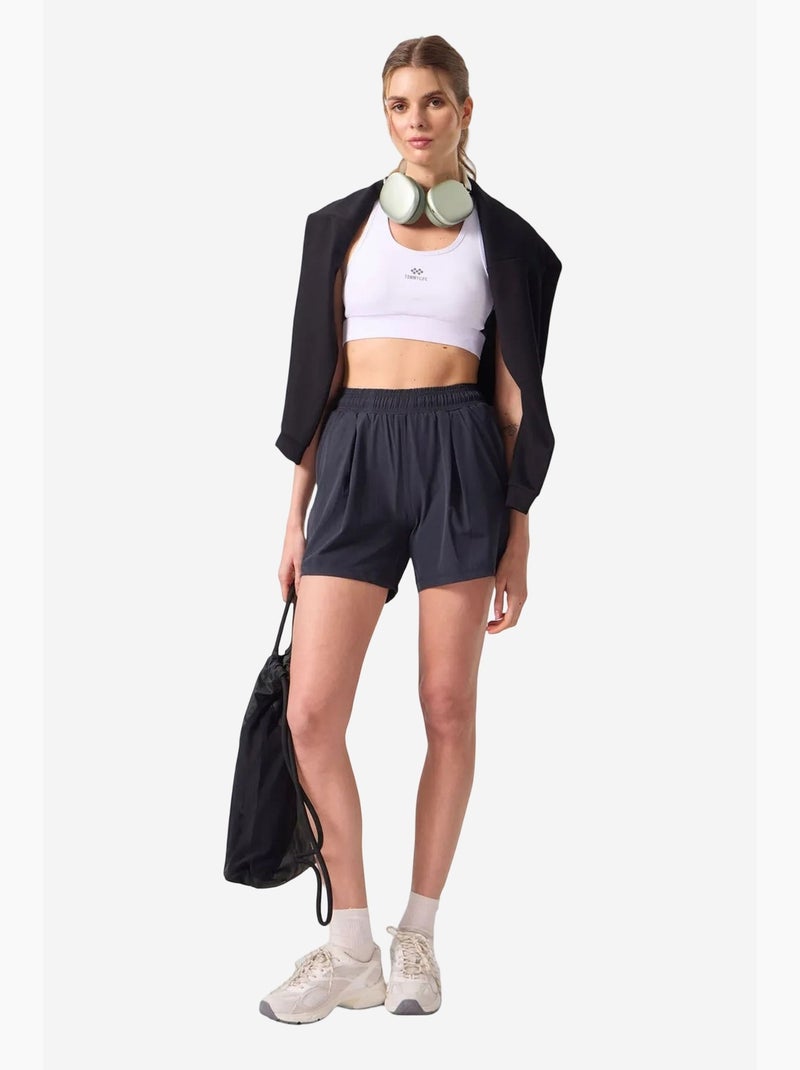 Short en maille taille haute tommy Bleu marine - Kiabi