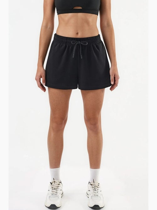 Short en maille taille mi-haute coupe décontractée hiccup - Kiabi Short en maille taille mi-haute coupe décontractée hiccup - Kiabi