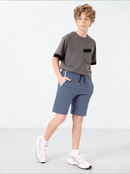Short en mélange de coton pour jeune tommy - Kiabi Short en mélange de coton pour jeune tommy - Kiabi