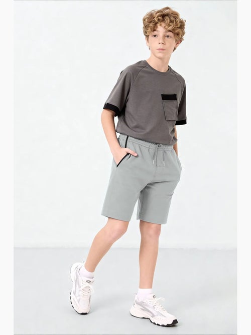 Short en mélange de coton pour jeune tommy - Kiabi Short en mélange de coton pour jeune tommy - Kiabi