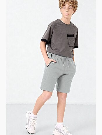 Short en mélange de coton tommy